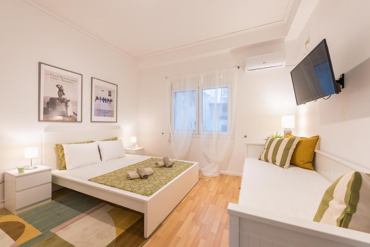 Apartment At Megaro Mousikis St Semi Basement 1Bed 2 Pers Aten Exteriör bild